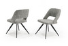 Palmer - Modern Grey Fabric Dining Chair (Set of 2) / VGEWF3207AC-GRY