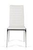 Libby - Modern White Leatherette Dining Chair (Set of 2) / VGEWF3195AB-WHT