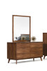 Soria Mid-Century Walnut Mirror / VGMABR-32-MIR