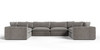 Vicki - Modern Grey Fabric Modular Sectional Sofa-8-Piece Sectional / VGKK-KF.8033-SECT-GRY-8-Piece Sectional