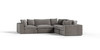 Vicki - Modern Grey Fabric Modular Sectional Sofa-5-Piece Sectional / VGKK-KF.8033-SECT-GRY-5-Piece Sectional