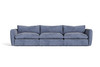 Kinsey - Modern Blue Fabric Modular Sectional Sofa-3-Piece Sectional / VGKK-KF.8035-MOD-NAVY-3-Piece Sectional
