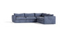 Kinsey - Modern Blue Fabric Modular Sectional Sofa-5-Piece Sectional / VGKK-KF.8035-MOD-NAVY-5-Piece Sectional