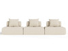 Mondo - Modern Modular Beige Fabric Sectional Sofa-3-Piece Sectional / VGOD-ZW-22033-MOD-BGE-3-Piece Sectional