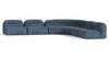 Forman - Modern Blue Fabric Modular Sectional Sofa-5-Piece Sectional / VGOD-ZW-23029-MOD-BLU-5-Piece Sectional