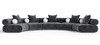 Simpson - Contemporary Dark Grey Fabric Curved Modular Sectional Sofa with Throw Pillows-5-Piece Sectional / VGOD-ZW-23018-GRY-MOD-5-Piece Sectional