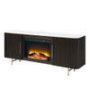 Clayten Server w/Marble Top & Fireplace / DN03944