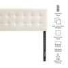 Lily Stain-Resistant Performance Velvet Full Size Headboard by Modway / MOD-7253