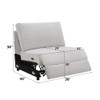 Tarrance Modular Power Armless Recliner / LV04892