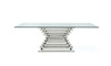 Crawford Modern Rectangular Glass Dining Table / VGVCT8909-L