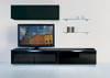 MO-USA3 Modena Modern Black TV Entertainment System Made In Italy / VGMUMO-USA3-NE