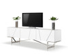 Rostock Modern White TV Stand / VGWCROSTOCK-WHT