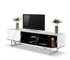 Rostock Modern White TV Stand / VGWCROSTOCK-WHT