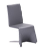 Nisse - Contemporary Grey Leatherette Dining Chair (Set of 2) / VGVCB878-GRY