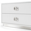 Victoria Modern White Crocodile Nightstand / VGUNAW324-80-CROC