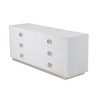 Victoria - Modern White Crocodile Dresser / VGUNAW421-159-CROC