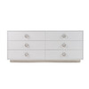 Victoria - Modern White Crocodile Dresser / VGUNAW421-159-CROC