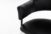 Allie Contemporary Black Leatherette Dining Chair / VGVCB859A-BLK
