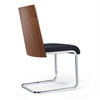 Morgan - Modern Black & Walnut Dining Chair (Set of 2) / VGEWF3175BA-BLK