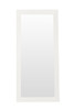 Regal - Modern White Crocodile Floor Mirror / VGUNAK421-WHT