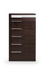 Torino Modern Brown Oak & Grey Chest / VGWCD-D04-BRNOAK