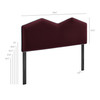 Cosette Performance Velvet Full Size Headboard by Modway / MOD-7298