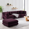 Jubilee 4-Piece Modular Performance Velvet Sectional Sofa by Modway / EEI-7004
