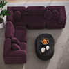 Jubilee 5-Piece Modular Performance Velvet Sectional Sofa by Modway / EEI-7005