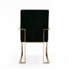Trea - Modern Black Velvet & Rosegold Dining Chair / VGVCB0298A-BLK-DC