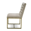 Barker - Modern Beige & Brush Gold Dining Chair (Set of 2) / VGGMDC-1251A-DC
