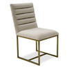 Barker - Modern Beige & Brush Gold Dining Chair (Set of 2) / VGGMDC-1251A-DC