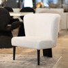 Ladean - Modern White Accent Chair / VGEUGD8767BLK-WHT-CH