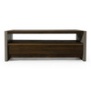 June - Modern Dark Grey Concrete & Walnut Coffee Table / VGGR639081-WAL-CT