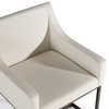 Elijah - Modern Off White & Copper Antique Brass Dining Chair / VGVCB8363-WHT-DC