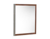 Palermo - Italian Modern Faux Concrete & Walnut Mirror / VGACPALERMO-WAL-MIR