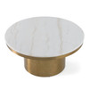 Rocky - Glam White & Gold Coffee Table / VGGMM-CT-1360A