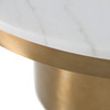 Rocky - Glam White & Gold Coffee Table / VGGMM-CT-1360A