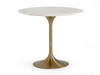 Collins - Glam White Marble & Gold Dining Table / VGGMM-DT-1089