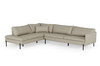 Sherry - Modern Grey Leather Left Facing Sectional Sofa / VGKKKF.1061Z-GRY-LAF-SECT