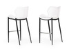 Ithaca - Modern White Leatherette Bar Stool (Set of 2) / VGHR5409B-WHT