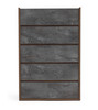 Rado Modern Walnut & Stucco Chest / VGACRADO-CHEST