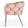 Debra - Modern Pink Fabric Dining Chair / VGVCB202-DC-PNK