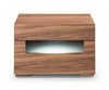 Ceres - Contemporary LED Walnut Nightstand / VGWCCG05-WAL-NS