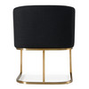 Yukon - Modern Black & Antique Brass Dining Chair / VGVCB8362-BC-DC