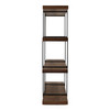 Brewer - Modern Walnut & Black Bookshelf / VGBBMQ2001SF-BLK