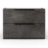 Ferrara - Modern Volcano Oxide Grey Nightstand / VGACFERRARA-NS