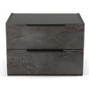 Ferrara - Modern Volcano Oxide Grey Nightstand / VGACFERRARA-NS