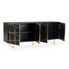 Kilson - Modern Black Oak & Champagne Gold Buffet / VGVCG1819-WG-BUF