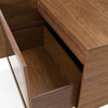 Glencoe - Modern Walnut & Grey Glass Buffet / VGBBMK2005SB-BUFF
