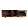Glencoe - Modern Walnut & Grey Glass Buffet / VGBBMK2005SB-BUFF